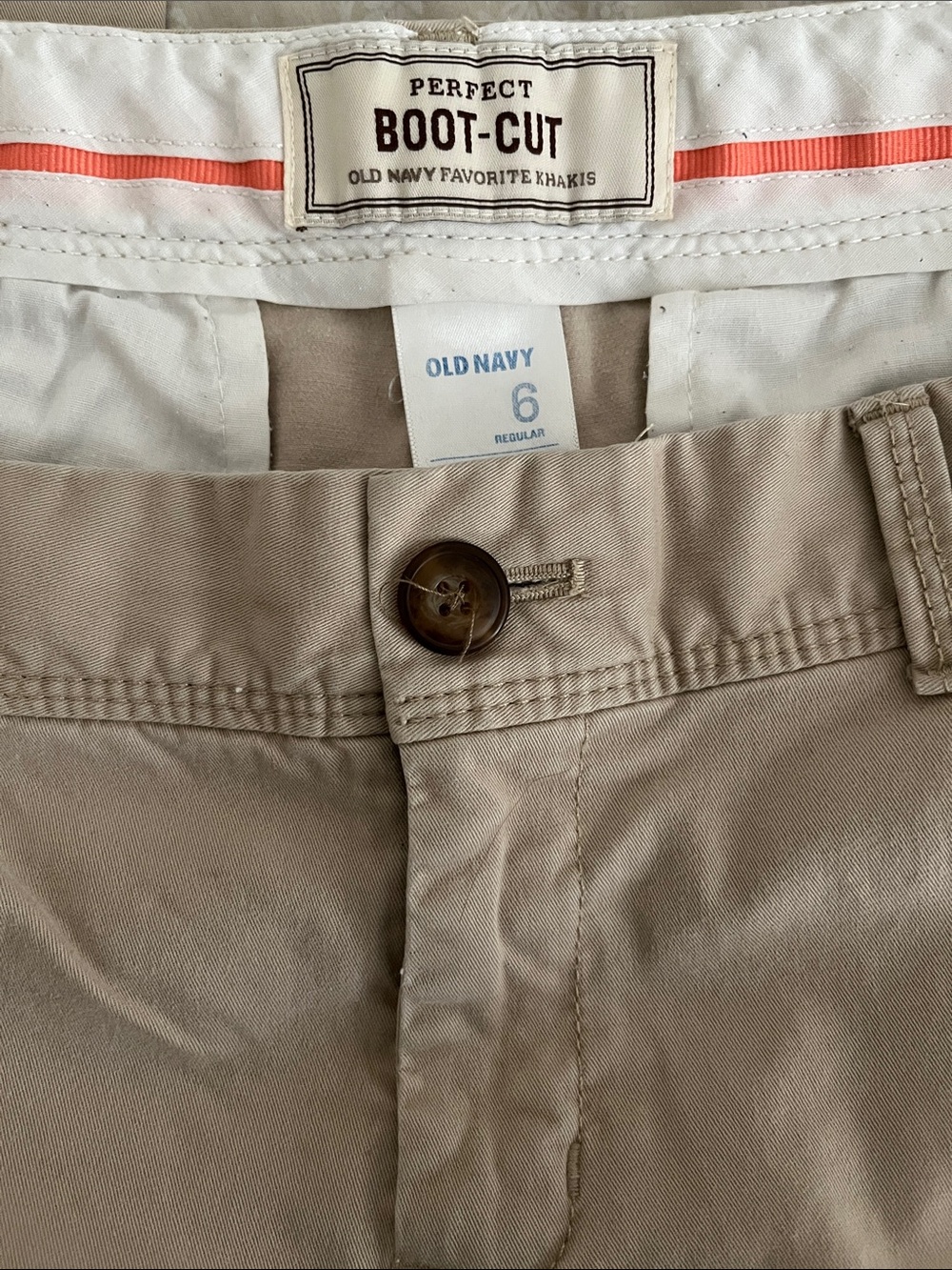 Khaki Boot-cut Pants - Picture 2 of 5